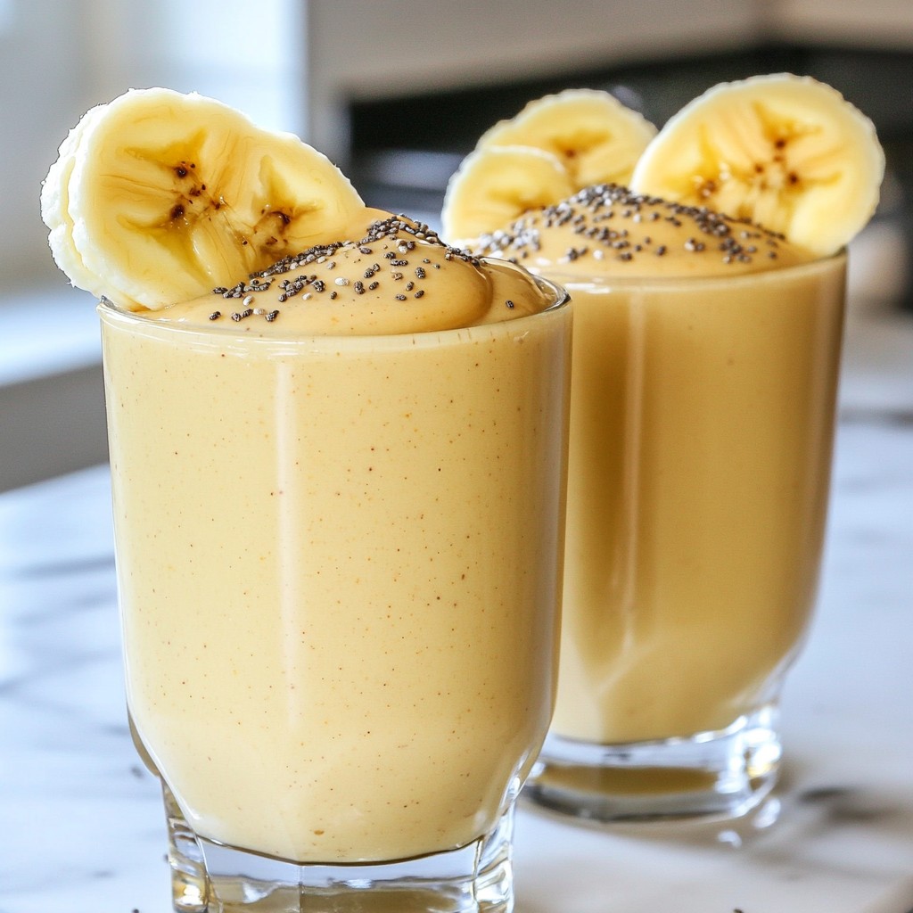 Peanut Butter Banana Smoothie Simple and Tasty Blend