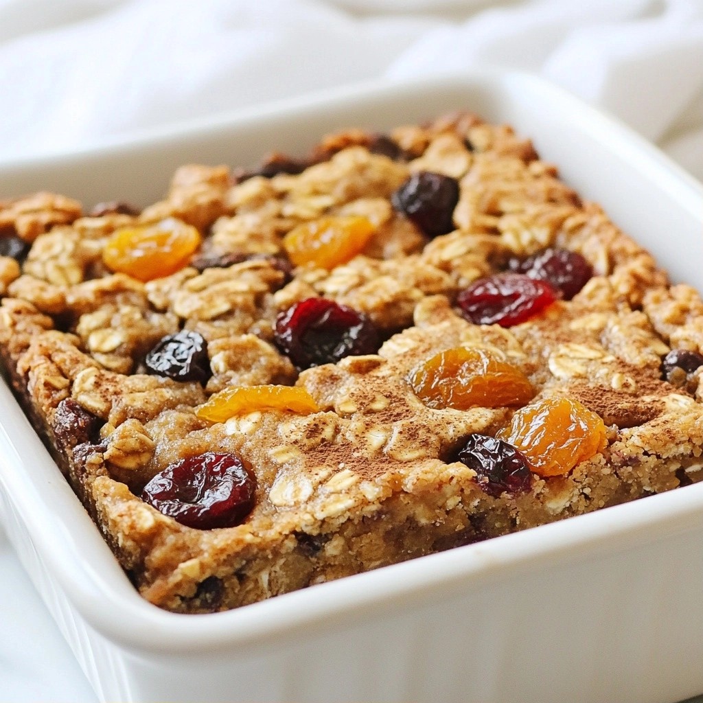 Sweet Kids-Friendly Fruit and Oatmeal Bars Recipe