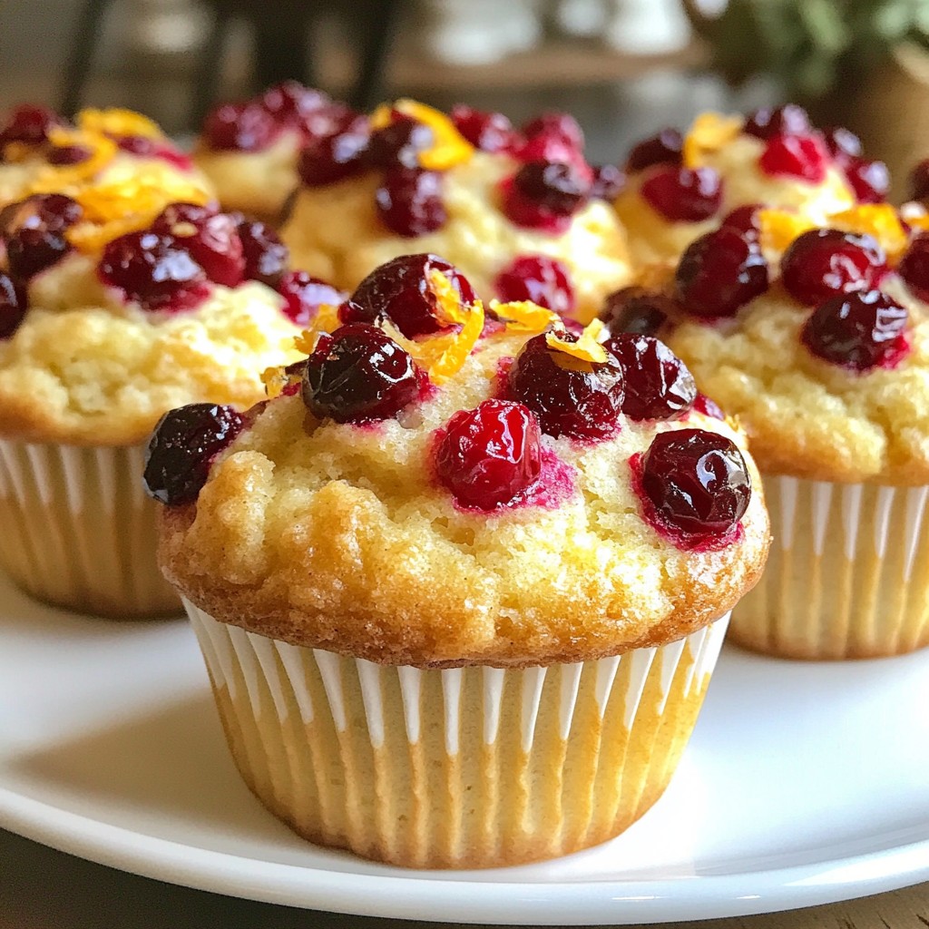 Cranberry Orange Muffins Deliciously Easy Recipe