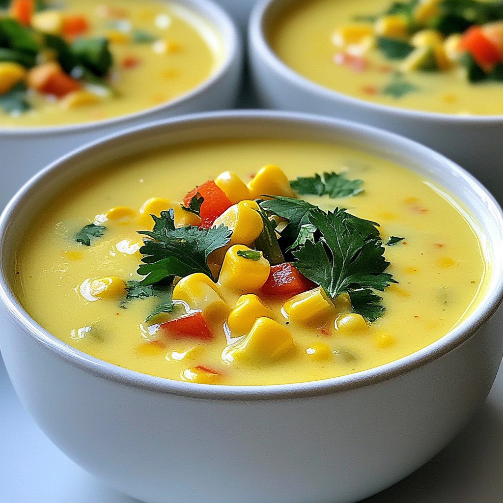 Sweet Corn Chowder Flavorful and Easy Comfort Bowl