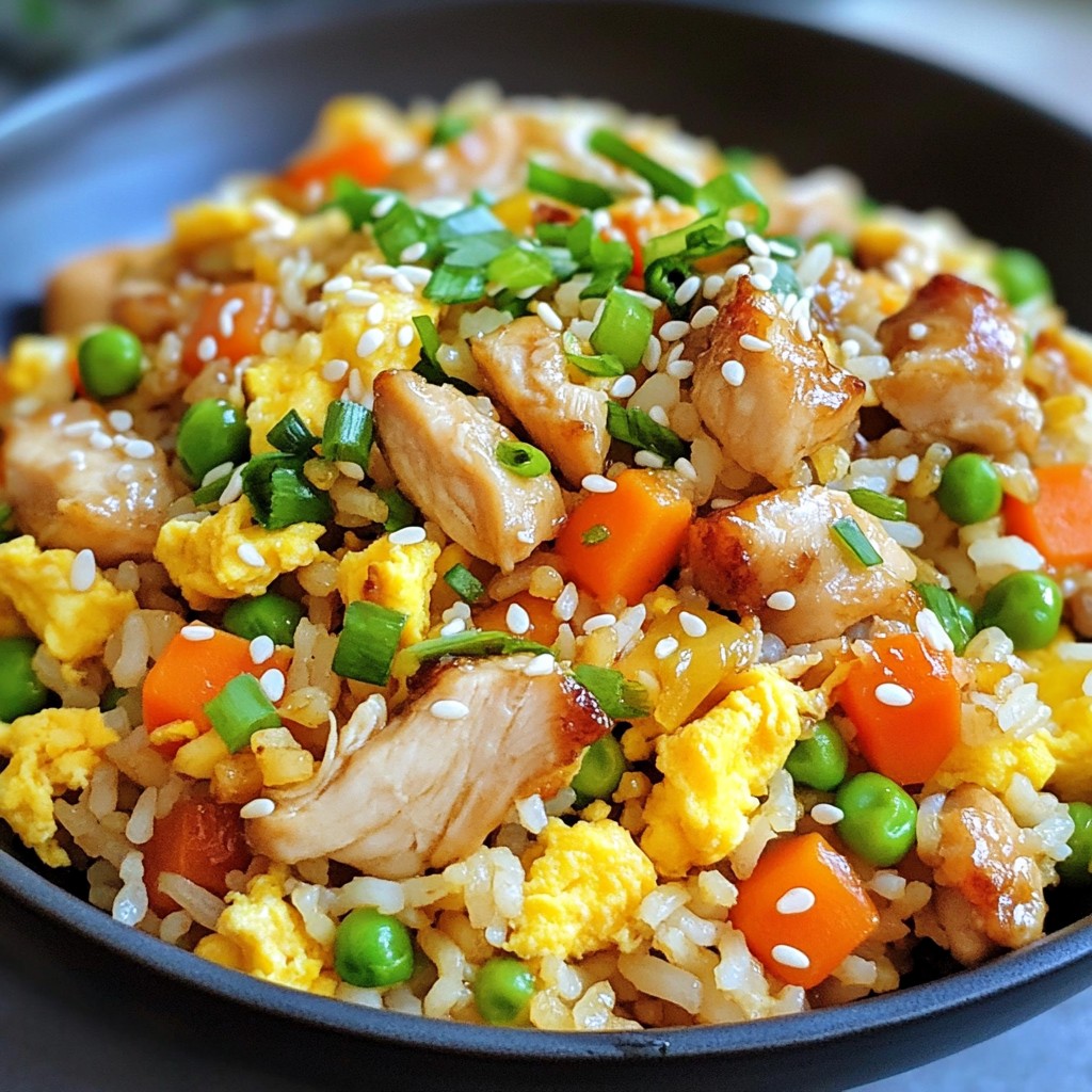 Teriyaki Chicken Fried Rice Flavorful and Quick Meal