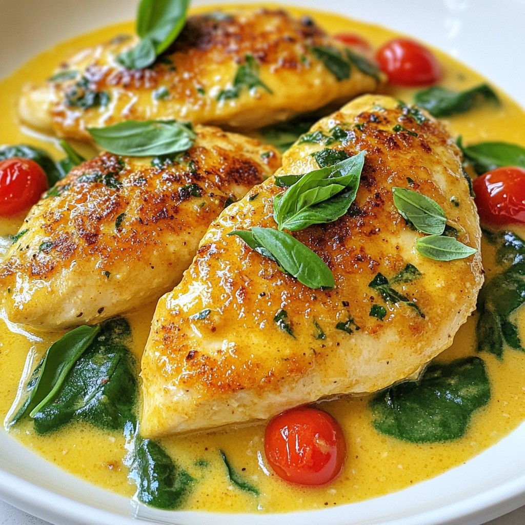 Creamy Family Meal Tuscan Chicken Skillet Delight