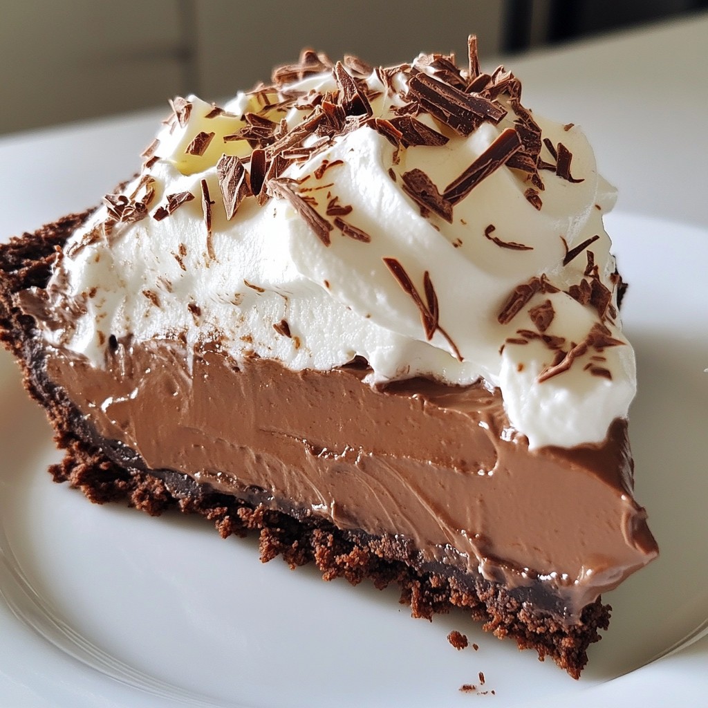 Chocolate Silk Pie Decadent and Easy Dessert Recipe