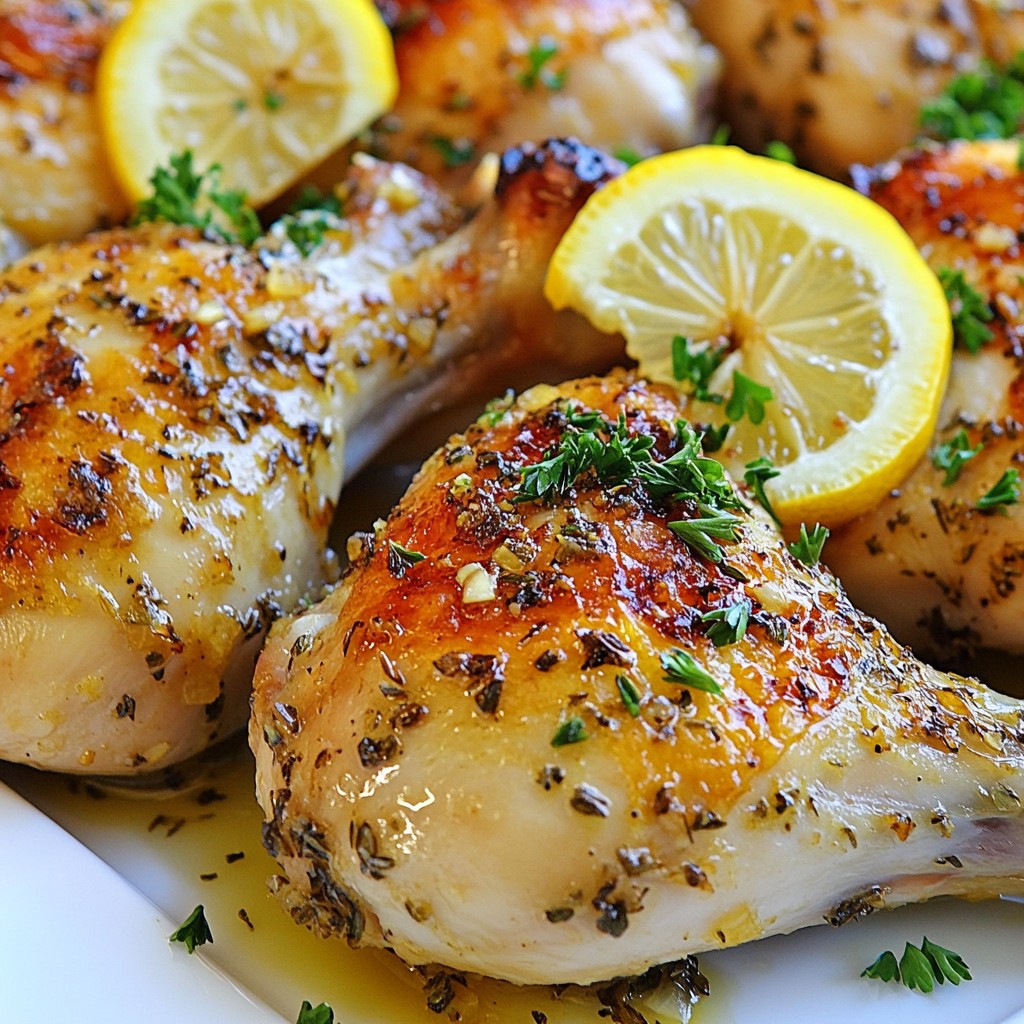 Savory Kid-Friendly Herb Roasted Chicken Legs Recipe