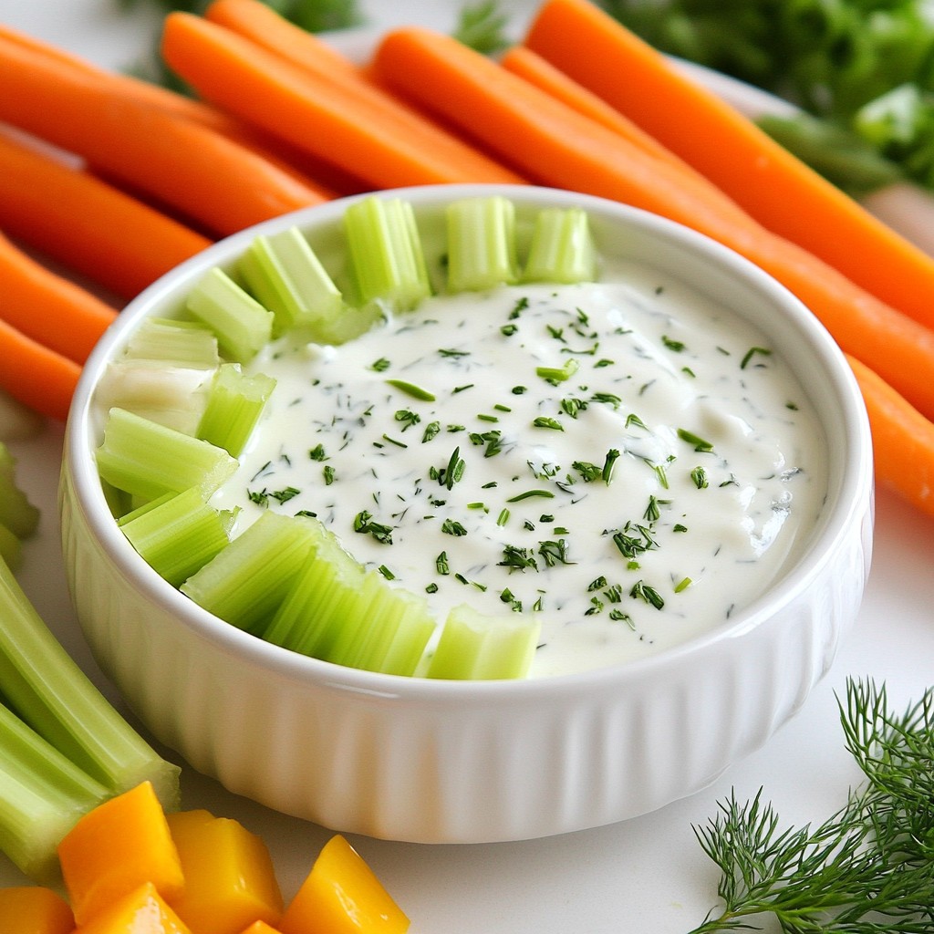 Greek Yogurt Ranch Dip Flavorful and Easy Recipe
