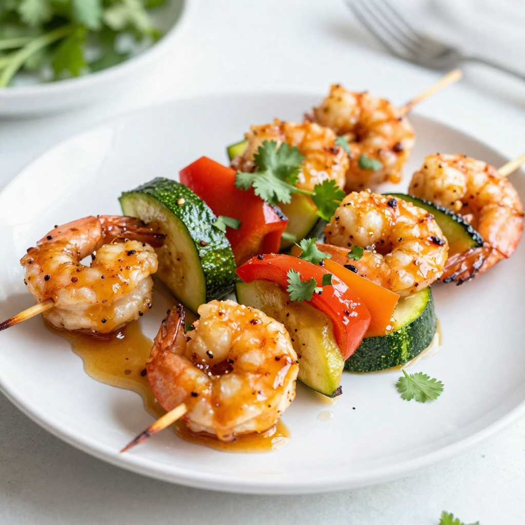 Honey Garlic Shrimp Skewers Flavorful and Easy Recipe