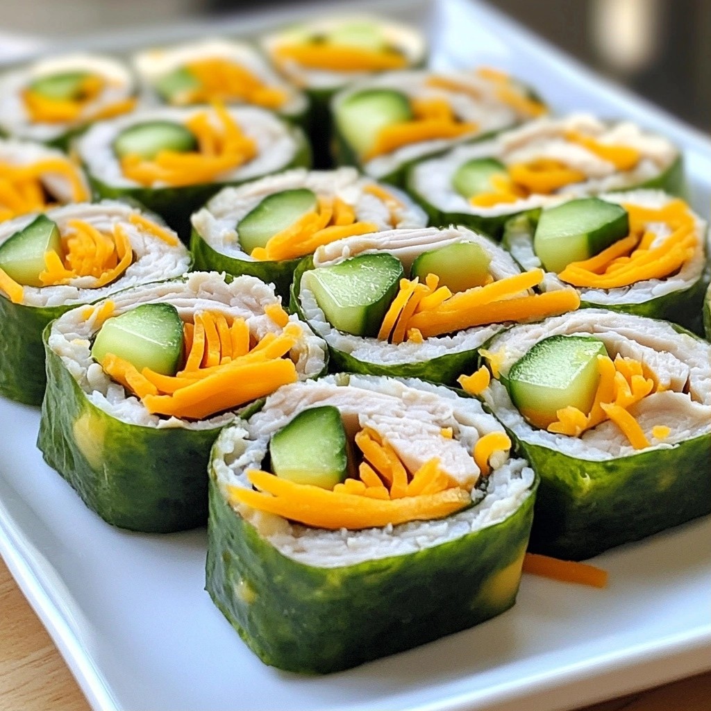 Fun Kids Turkey and Cheese Sushi Rolls Delightful Treat
