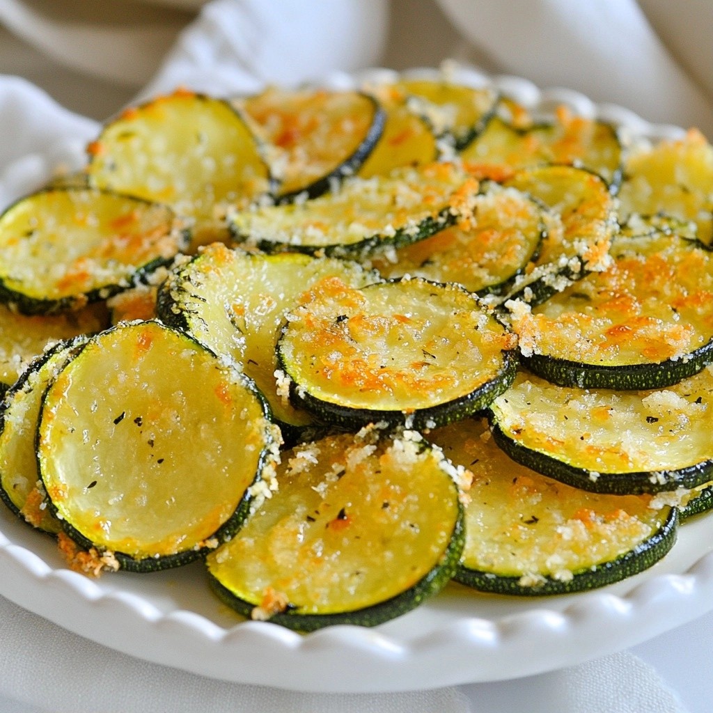 Crispy Garlic Parmesan Zucchini Chips for Picky Eaters