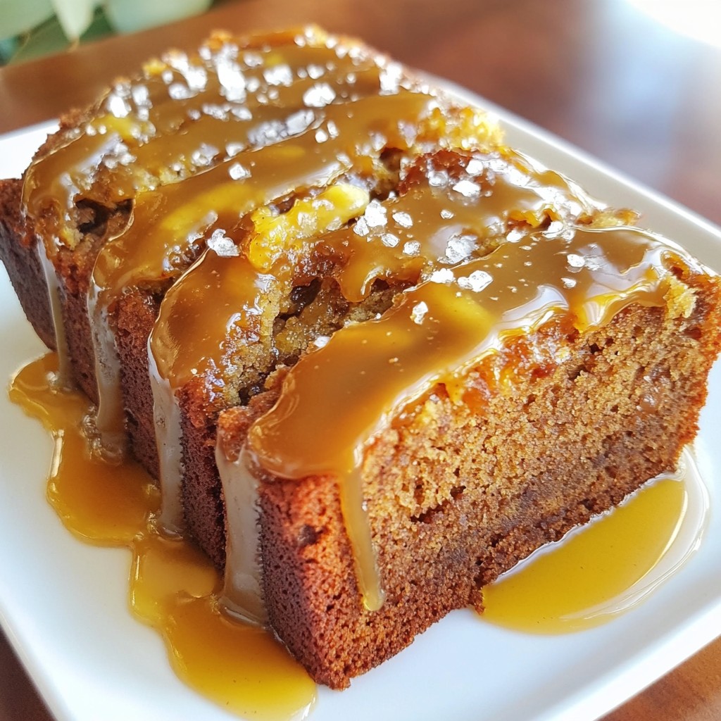 Salted Caramel Banana Bread Tempting and Easy Recipe