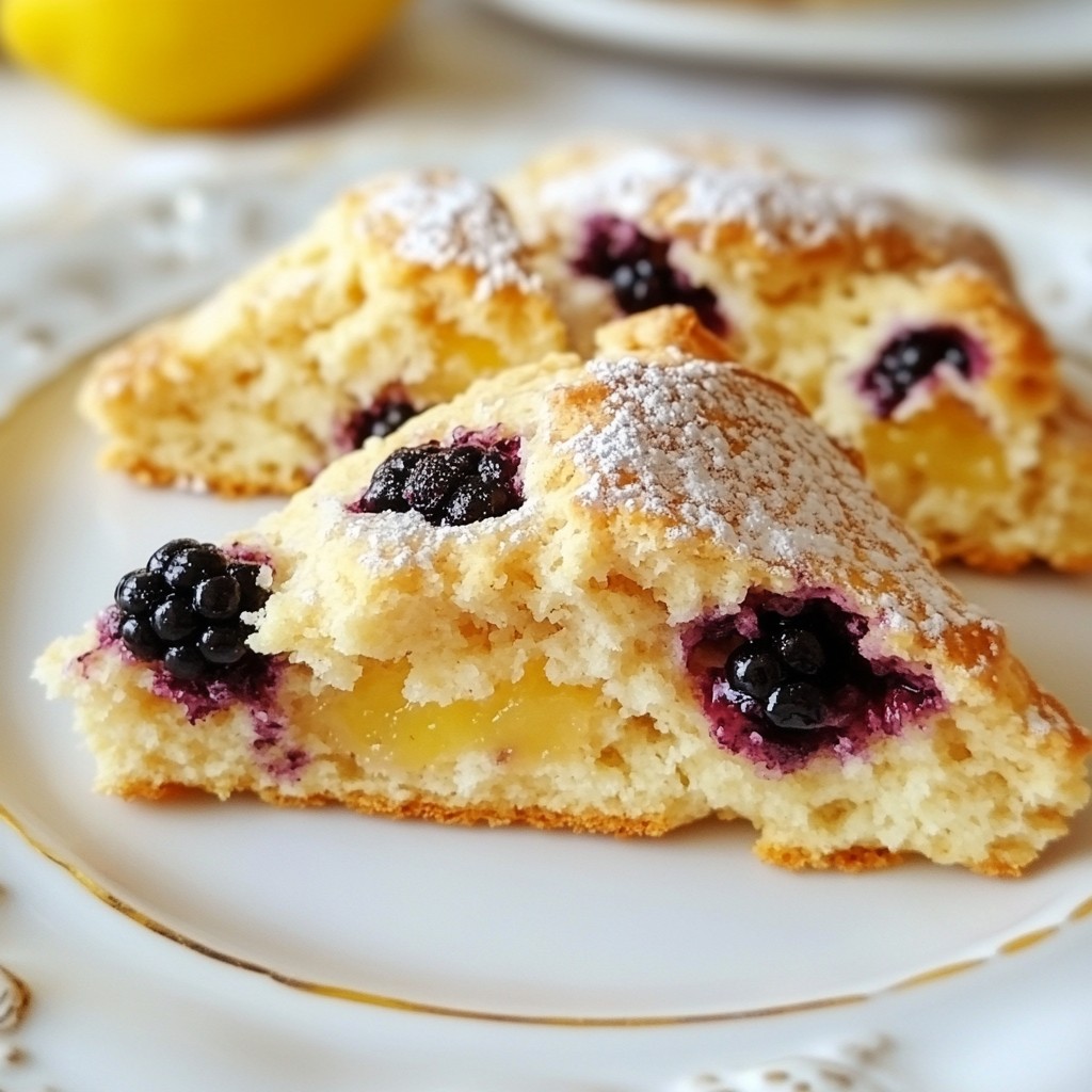 Blackberry Lemon Scones Flavorful and Easy Recipe