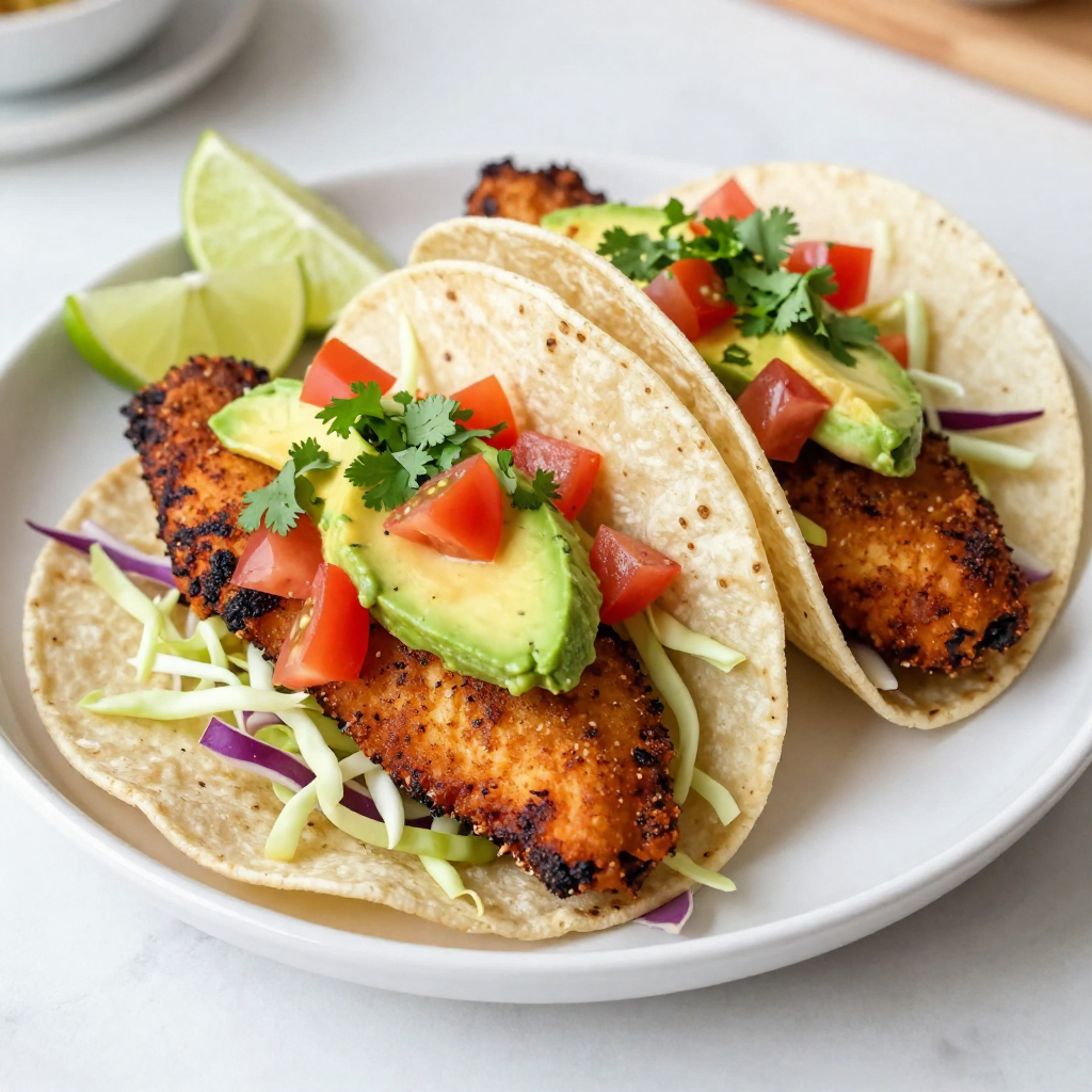 Cajun Blackened Fish Tacos Flavorful and Simple Meal