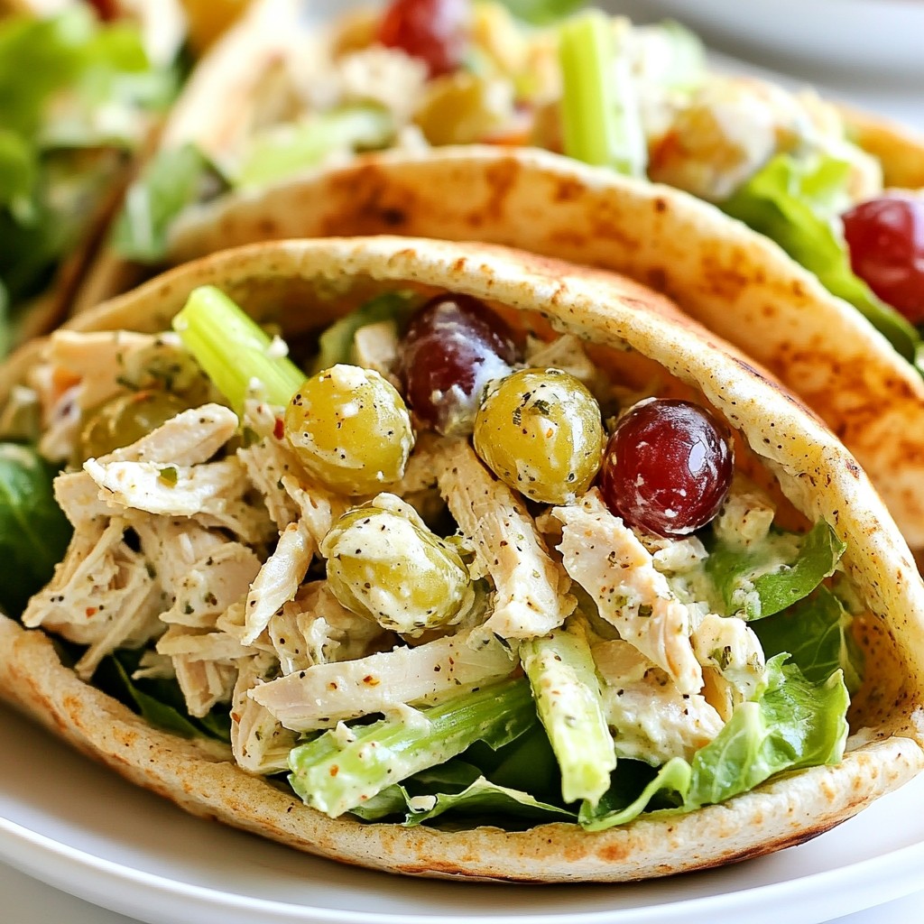 Wholesome Kids-Friendly Chicken Salad Pitas Delight