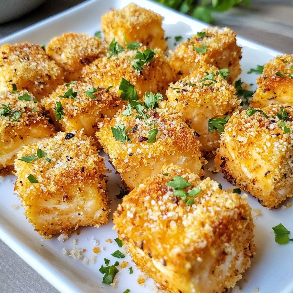 Crispy Kid-Friendly Garlic Butter Salmon Bites Recipe