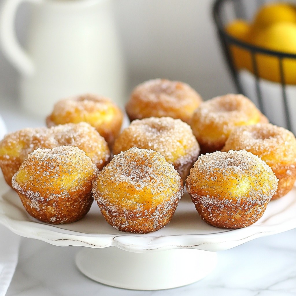 Cinnamon Sugar Mini Donut Muffins Simple and Sweet