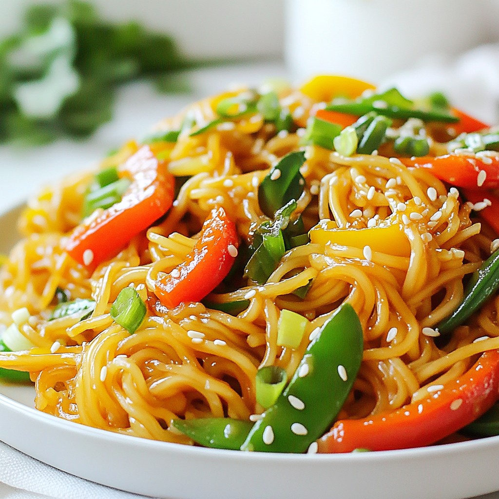 Chili Garlic Noodle Stir Fry Flavorful Weeknight Meal