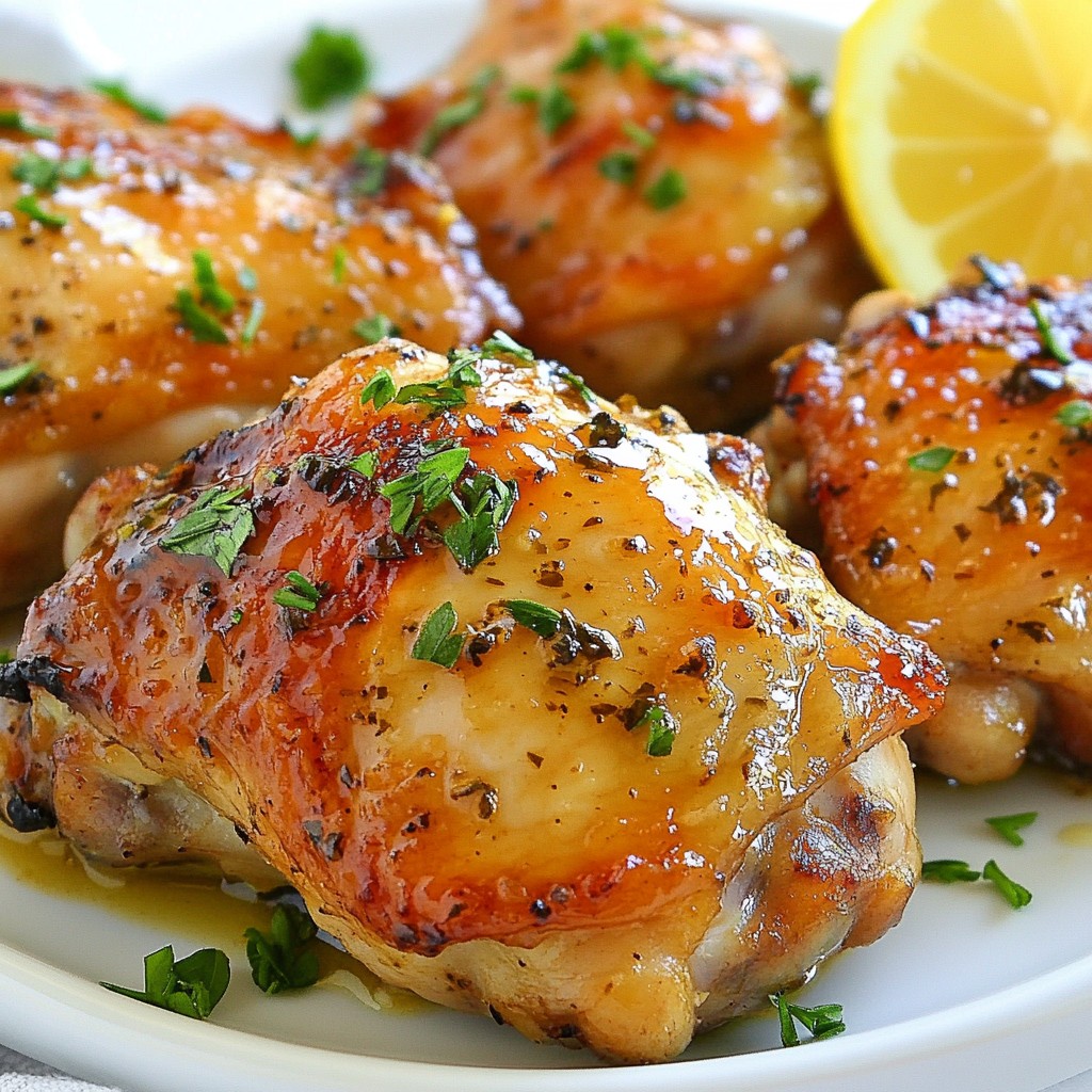 Savory Kid-Friendly Herb Baked Chicken Thighs Recipe