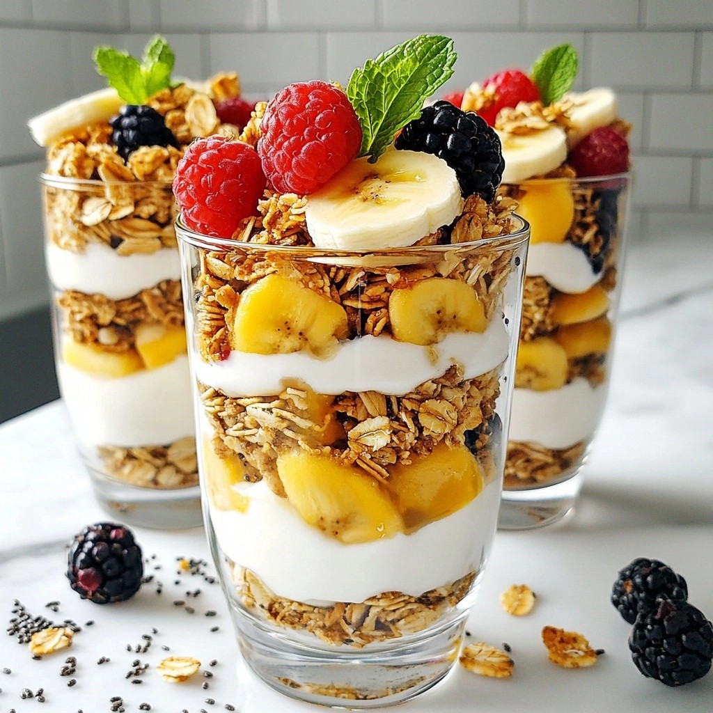 Sweet Kids-Friendly Granola and Yogurt Parfaits Easy