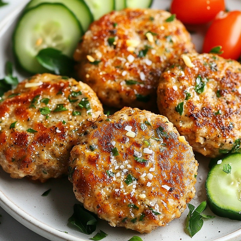 Savory Kid-Friendly Garlic Herb Chicken Patties Recipe
