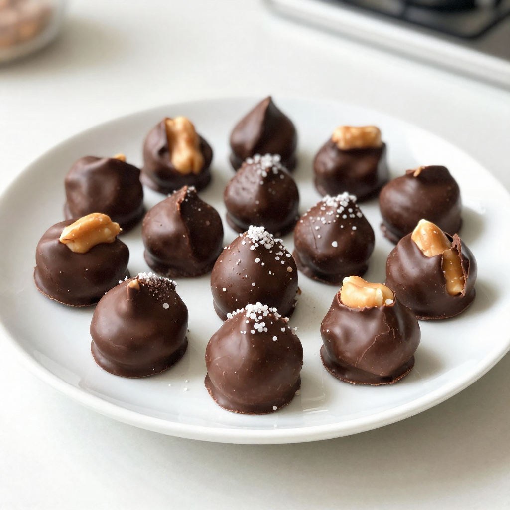 Chocolate Covered Peanut Clusters Tasty and Simple Treat