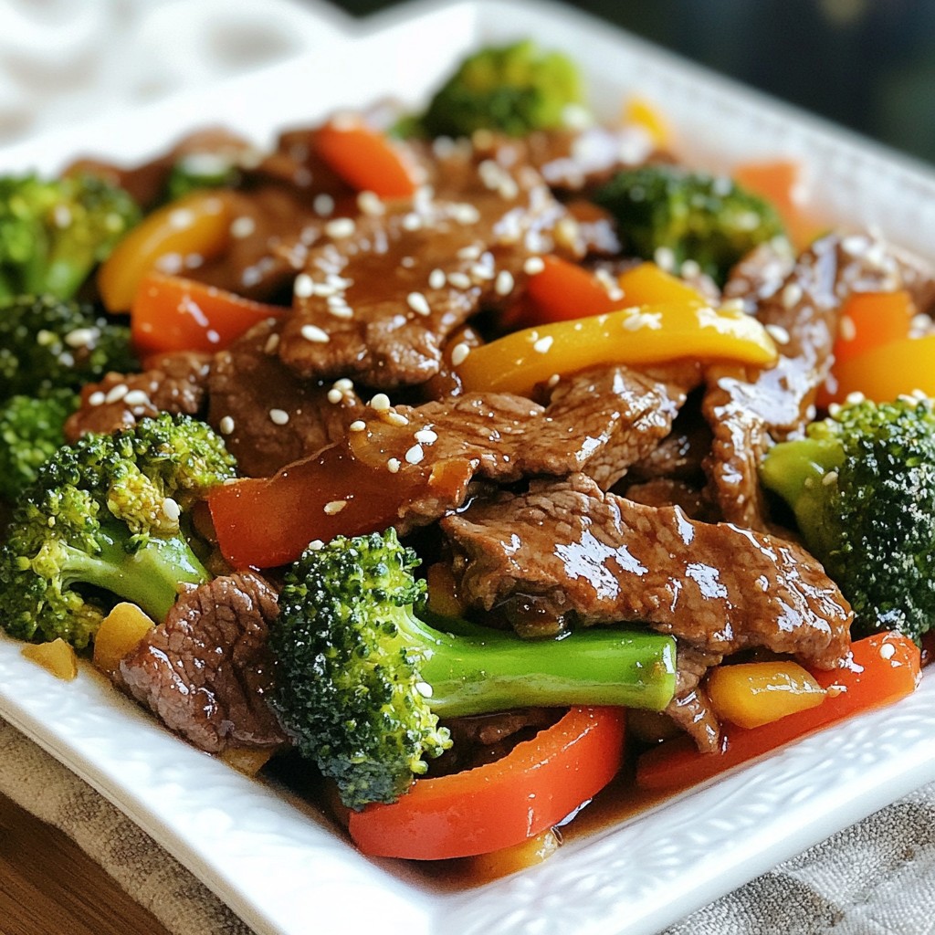 Beef and Broccoli Stir Fry Flavorful Easy Recipe