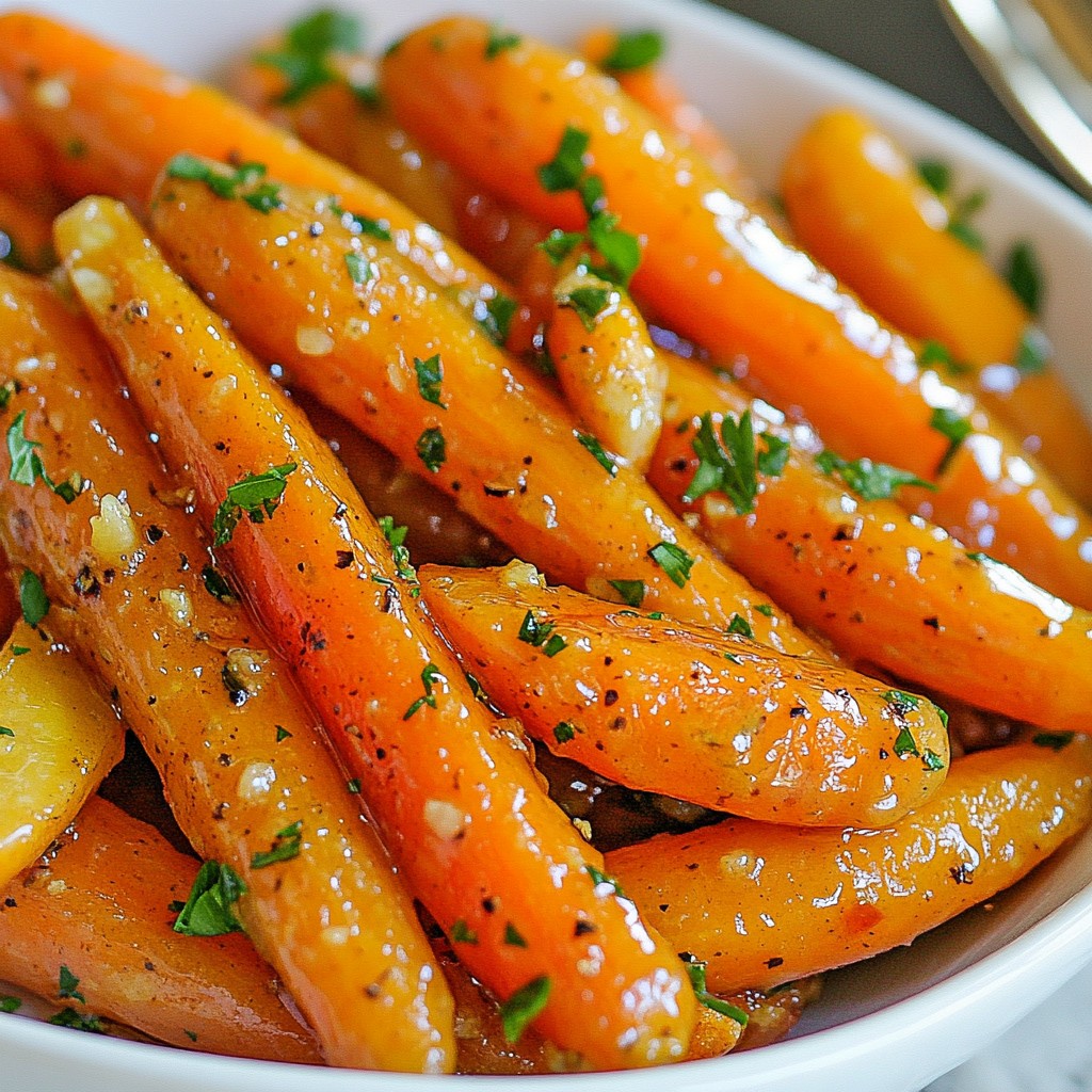 Honey Garlic Glazed Carrots Simple and Tasty Side