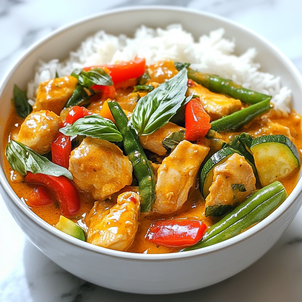 Thai Red Curry Chicken Flavorful and Simple Recipe