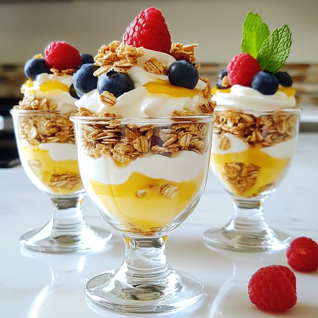 Sweet kid-friendly Berry Yogurt Parfaits Delightful Treat