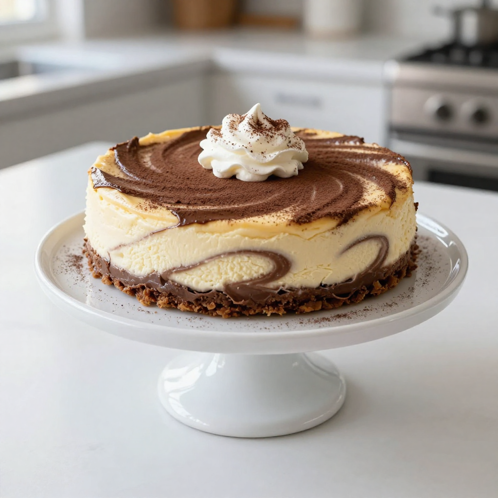 Mocha Swirl Cheesecake Delightful Dessert Recipe