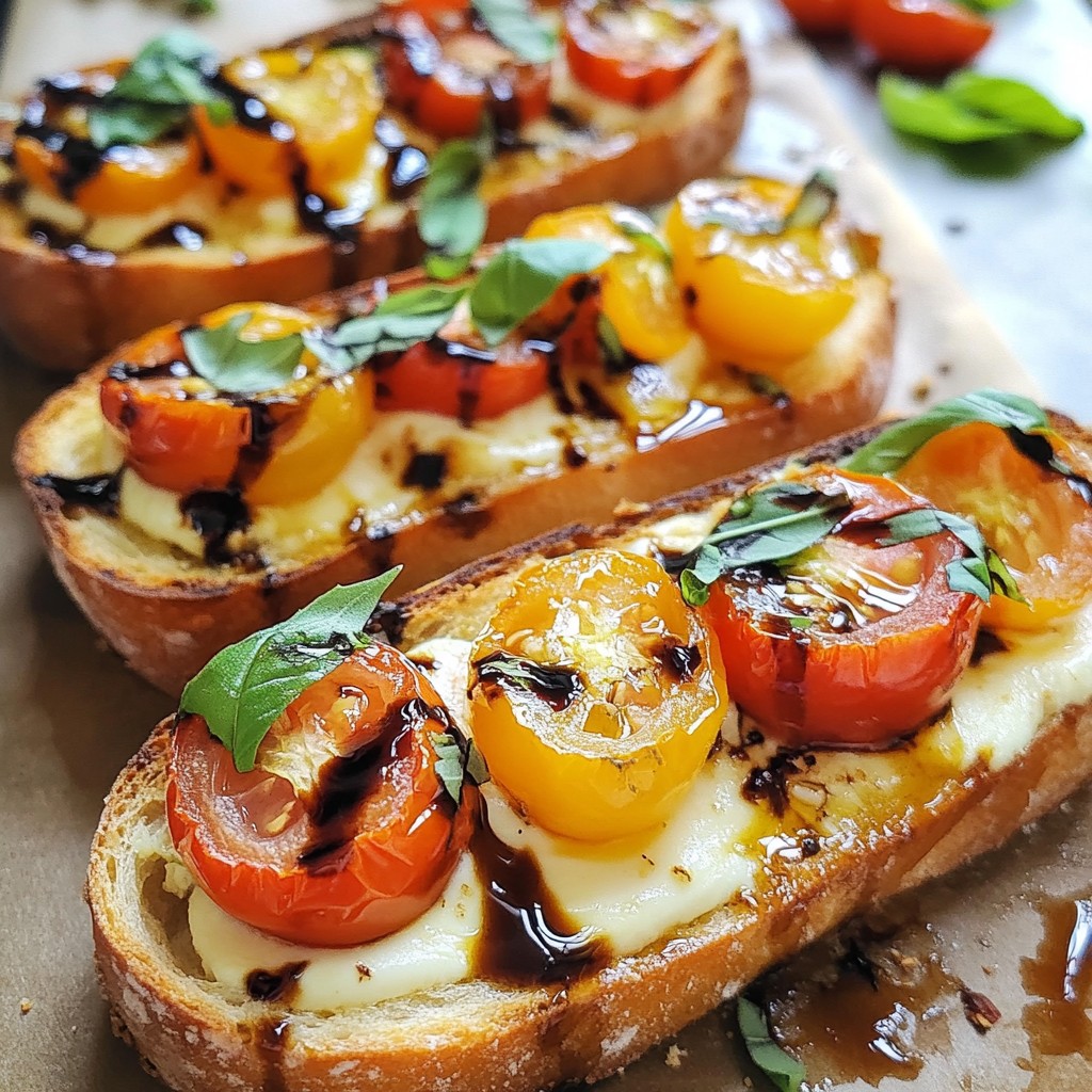 Caprese Garlic Bread Tasty and Easy Appetizer Recipe