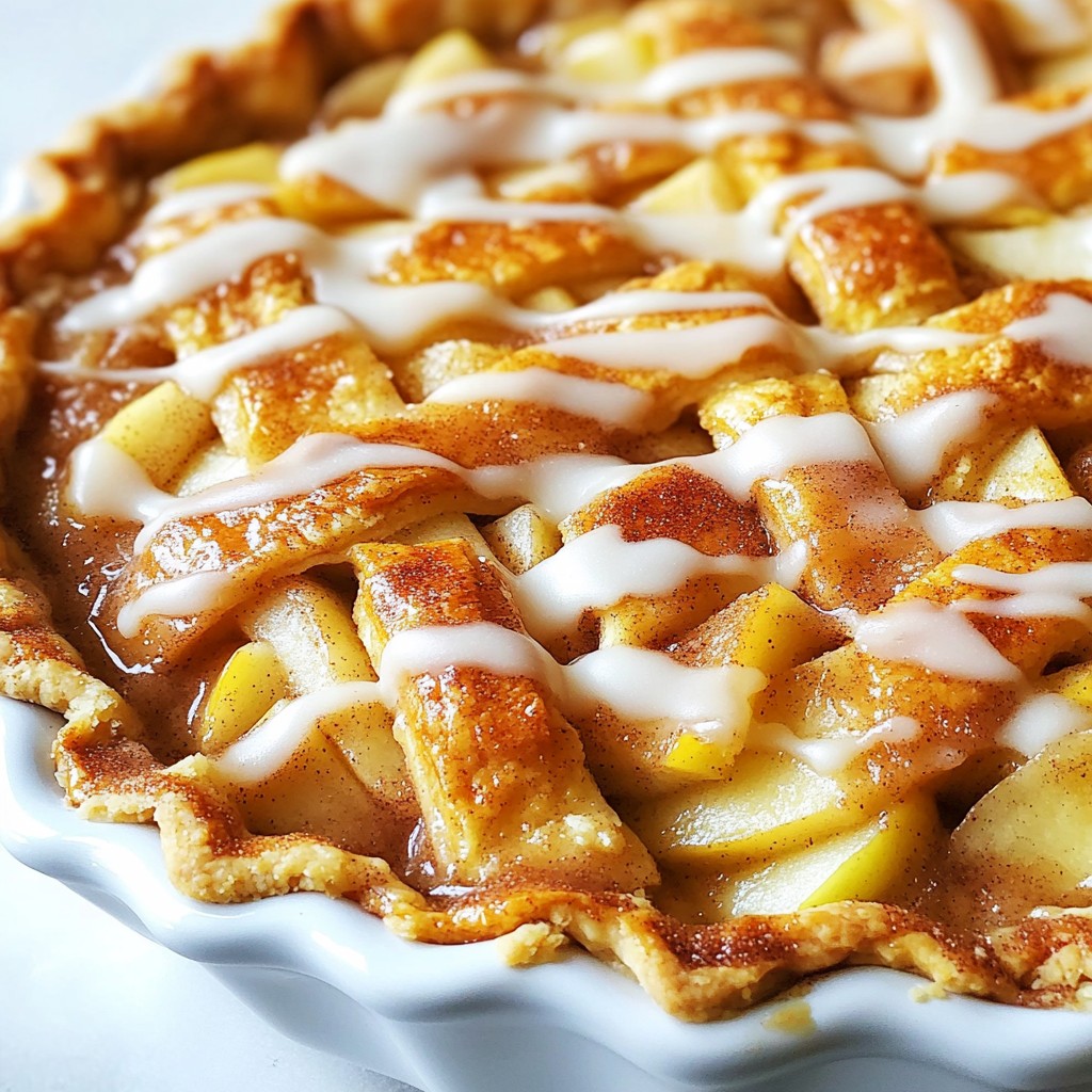 Cinnamon Roll Apple Pie Irresistible Sweet Delight