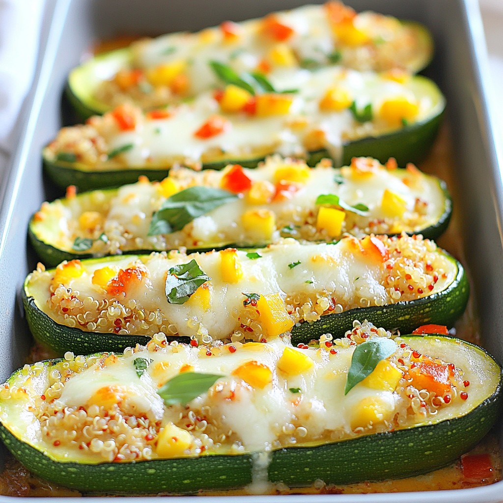 Cheesy Kid-Friendly Baked Zucchini Boats Delight