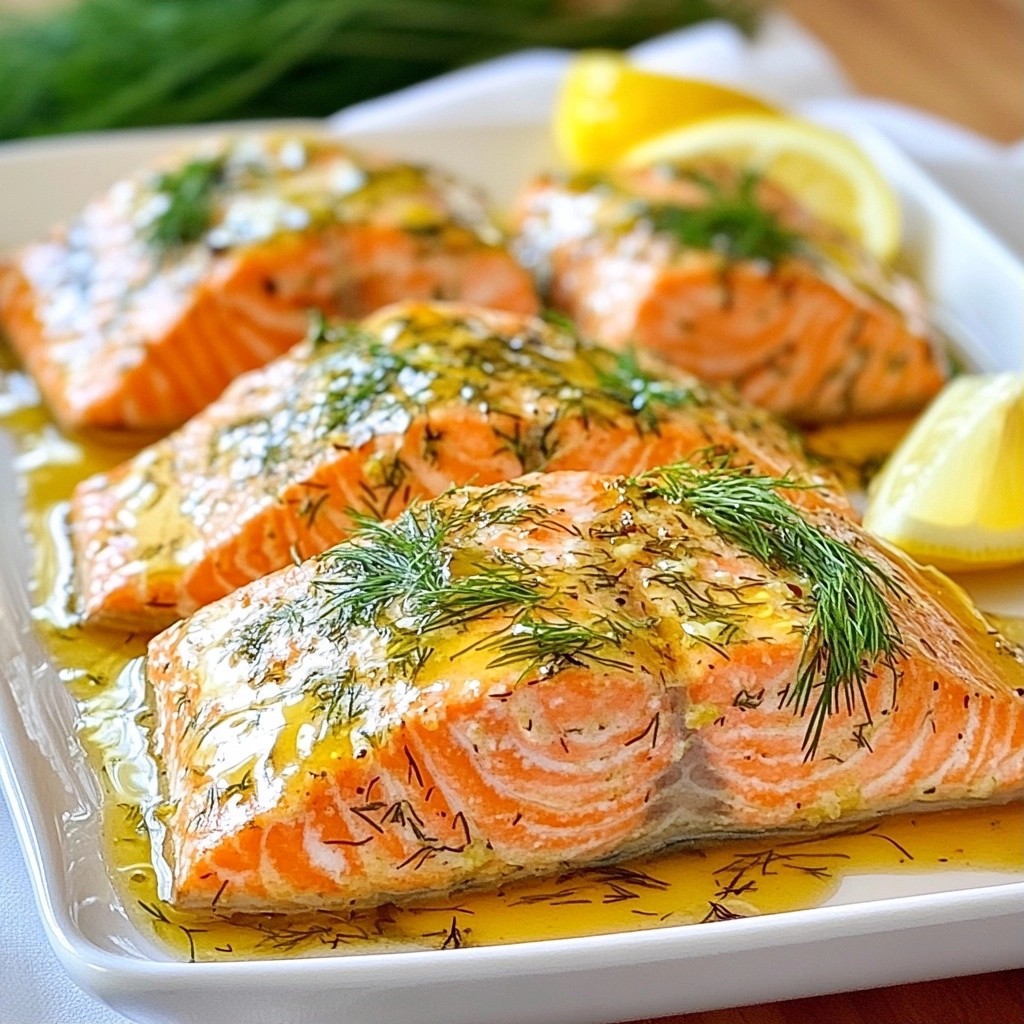 Tender Kid-Friendly Lemon Dill Salmon Fillets Recipe