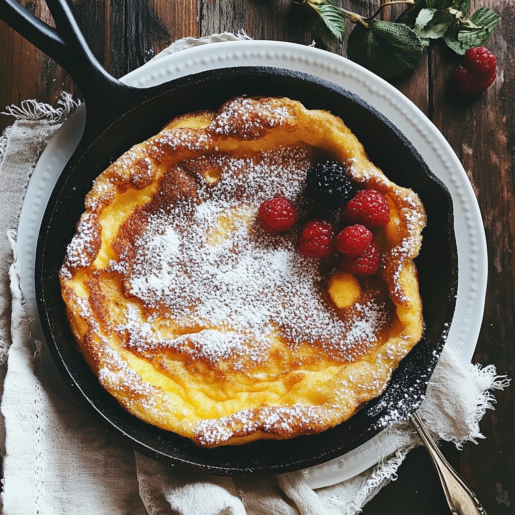 Cinnamon Sugar Dutch Baby Pancake Delight Recipe