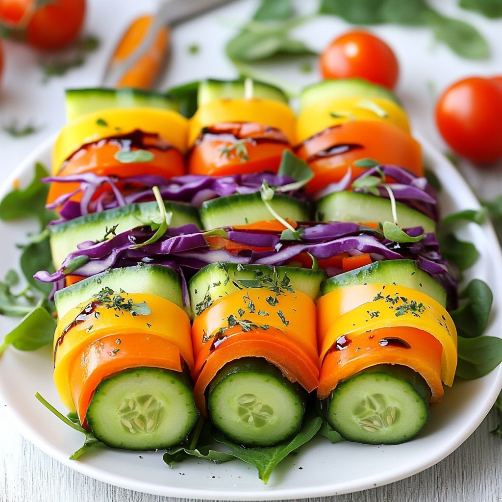 Crunchy Kids Rainbow Veggie Wraps Tasty and Fun Meal