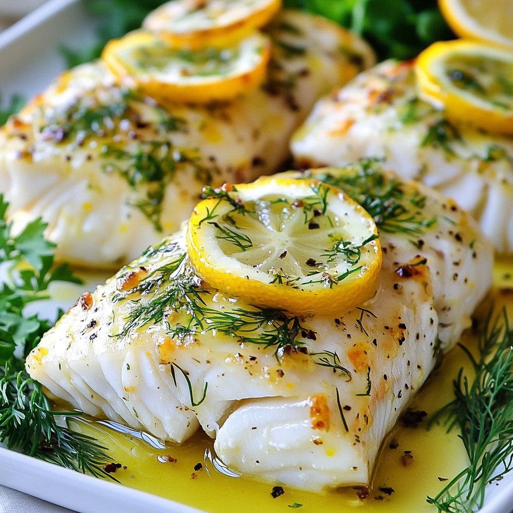 Lemon Dill Baked Cod Savory and Flavorful Meal