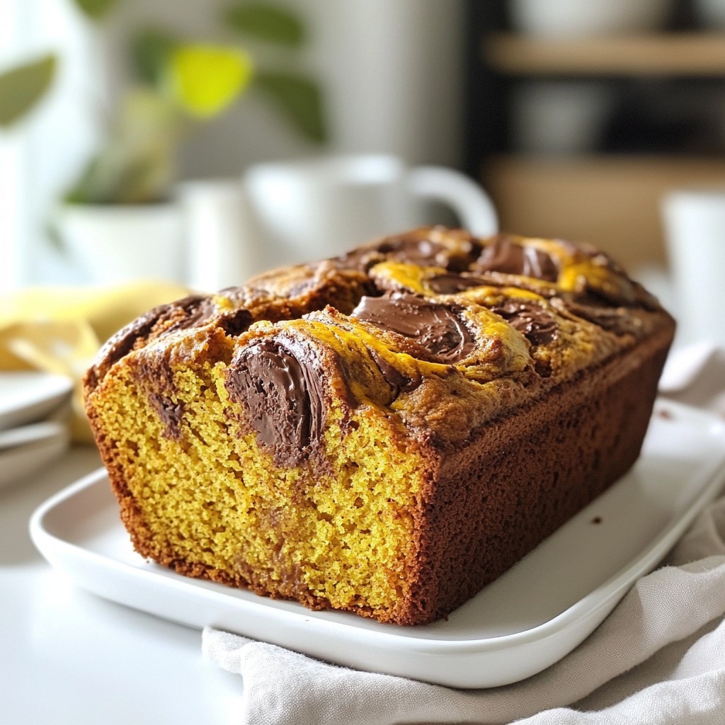 Chocolate Swirl Pumpkin Bread Rich and Fluffy Delight