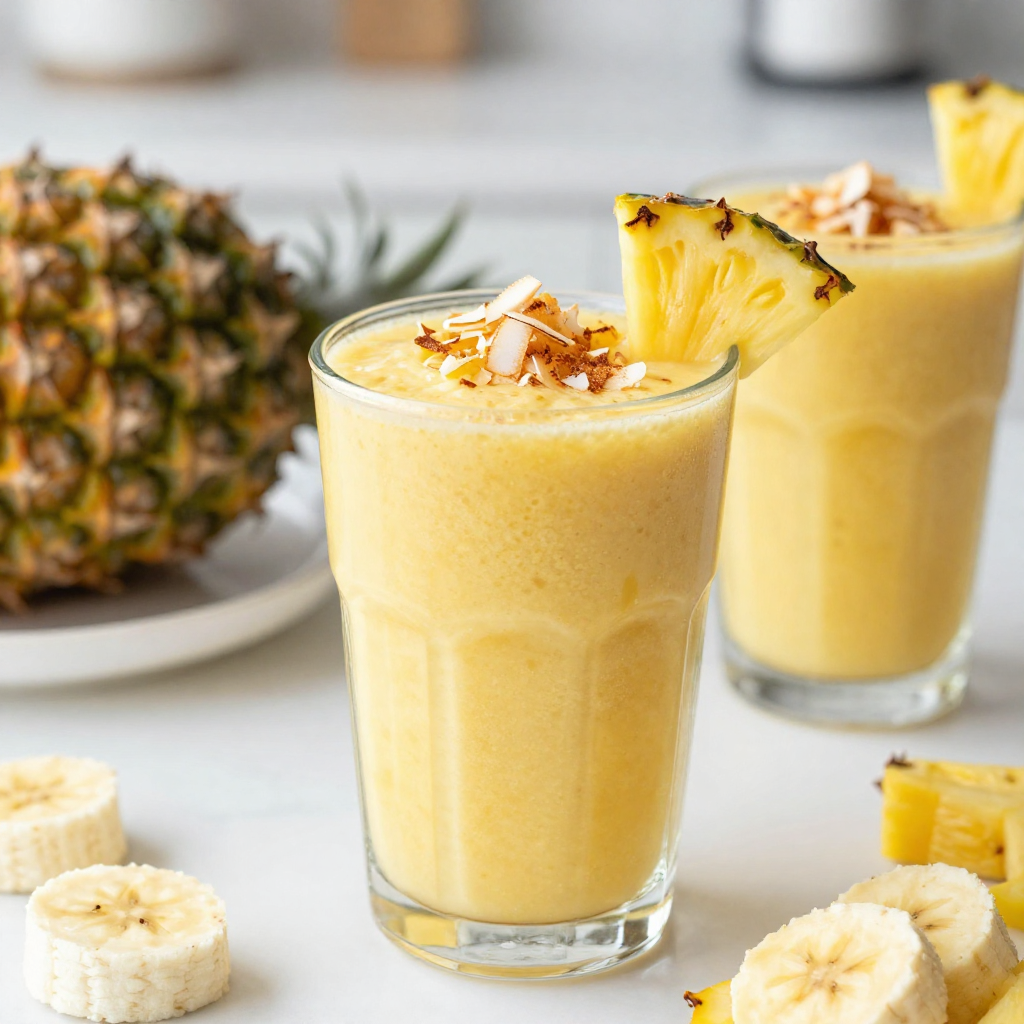 Pineapple Coconut Smoothie Quick and Refreshing Treat