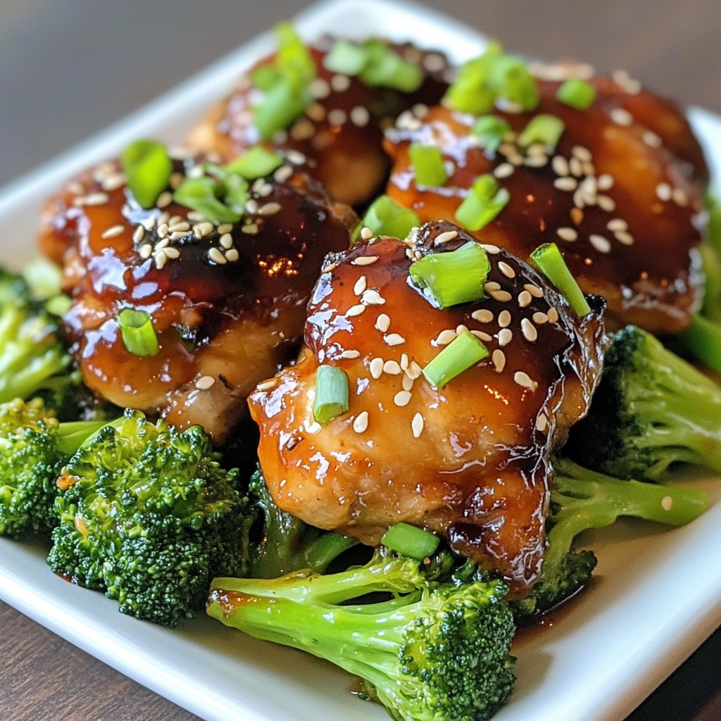 Sheet Pan Honey Garlic Chicken and Broccoli Delight