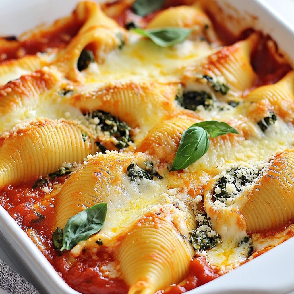 Spinach Ricotta Stuffed Shells Flavorful and Simple Meal
