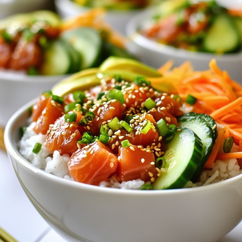 Spicy Tuna Sushi Bowls Deliciously Satisfying Meal