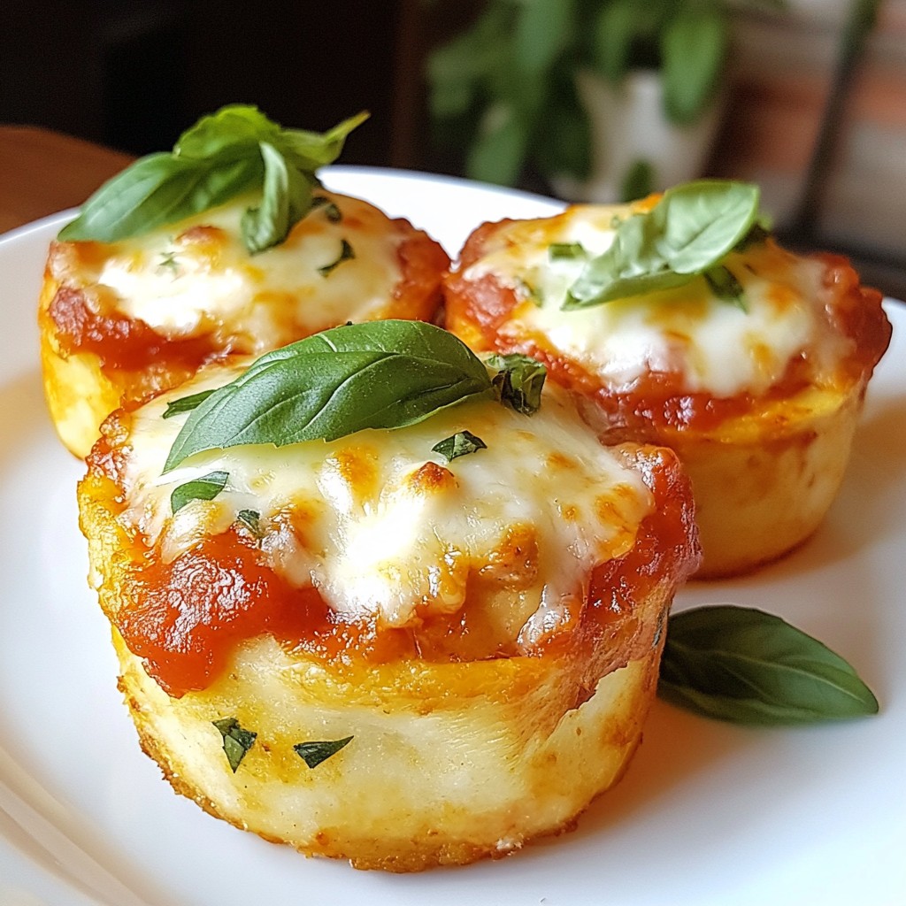 Mild Picky Eater Baked Chicken Parmesan Cups Delight