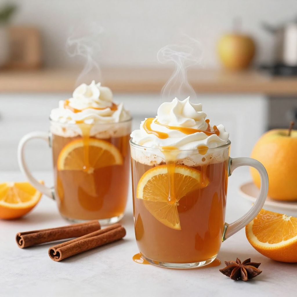 Spiced Caramel Apple Cider Irresistible Warm Drink