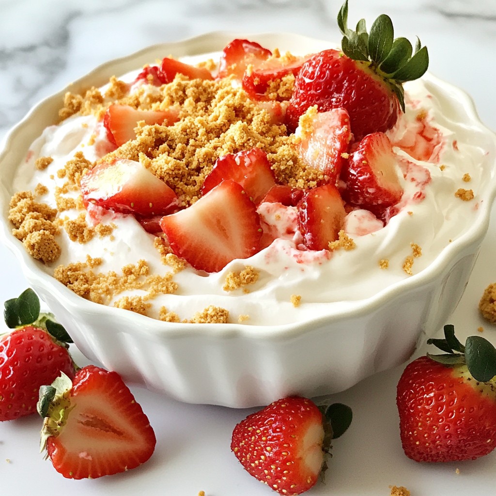 Strawberry Cheesecake Dip Delightfully Easy Recipe