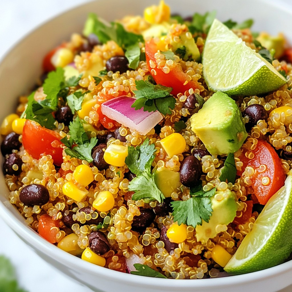 Southwest Quinoa Salad Flavorful and Nutritious Dish