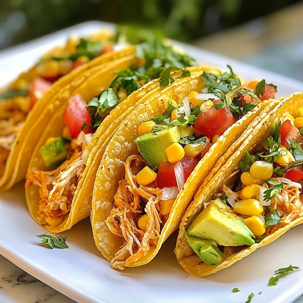Crunchy Picky Eater Chicken Tacos Tasty and Fun
