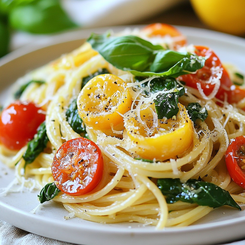 Zesty Kid-Friendly Lemon Garlic Pasta Delight