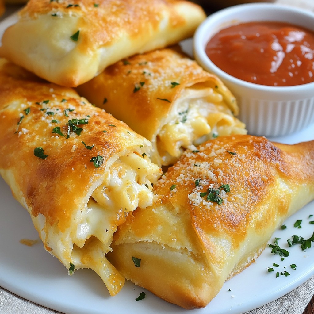 Creamy Picky Eater Chicken Alfredo Pockets Recipe