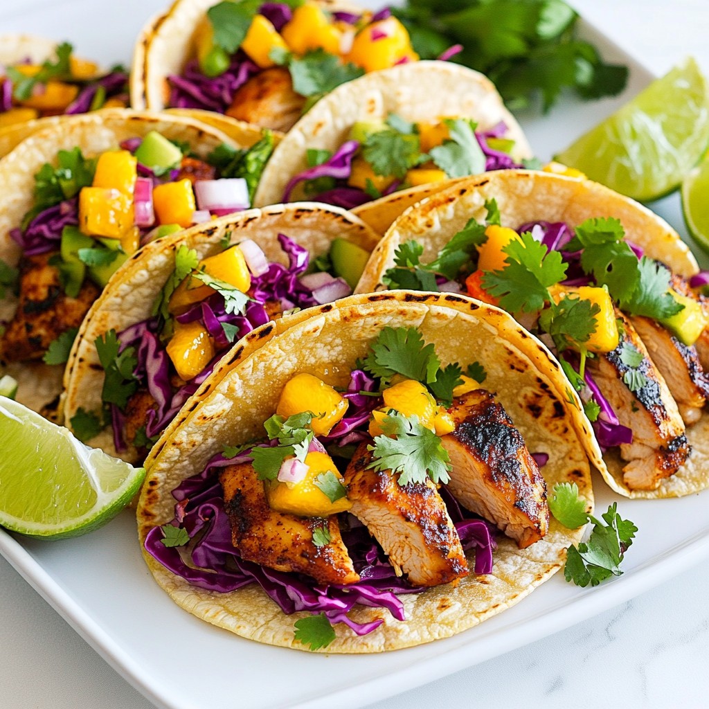 Caribbean Jerk Chicken Tacos Flavorful Delight Recipe