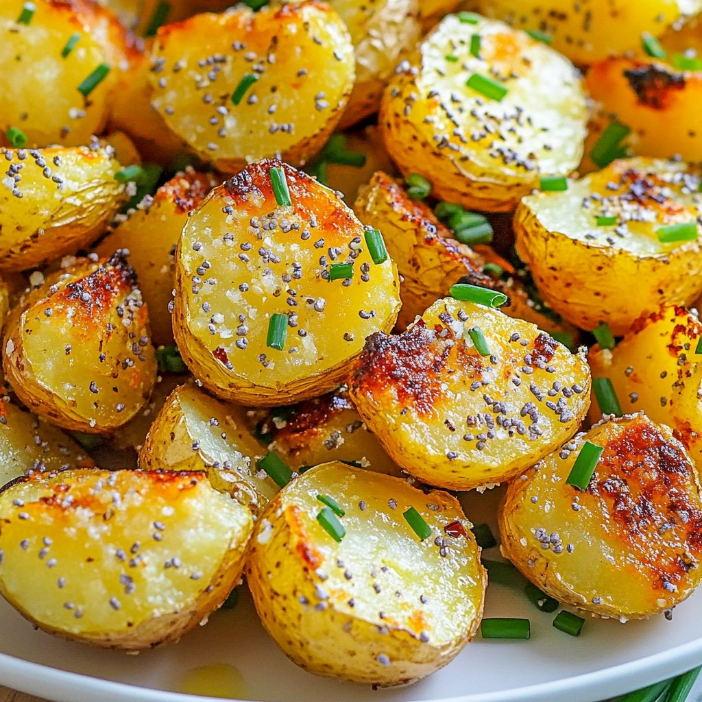 Everything Bagel Roasted Potatoes Crispy and Flavorful