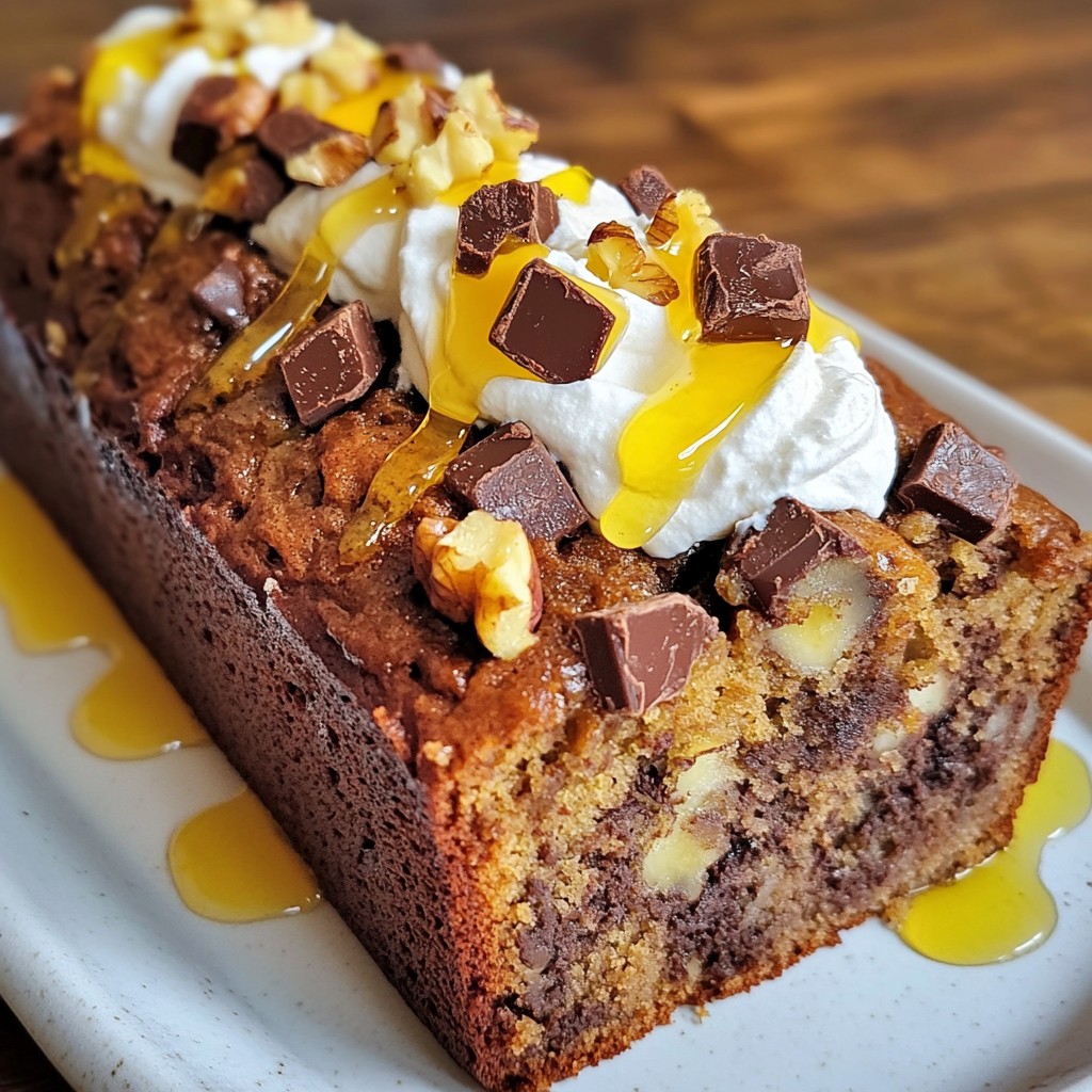 Chocolate Chunk Banana Bread Fresh and Tasty Treat